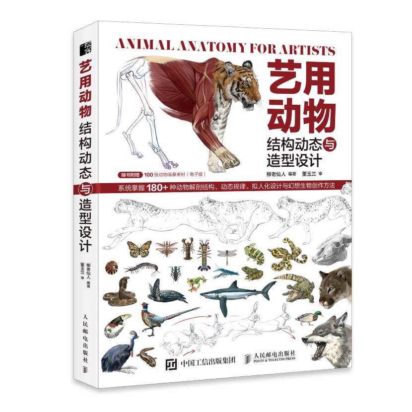 艺用动物结构动态与造型设计